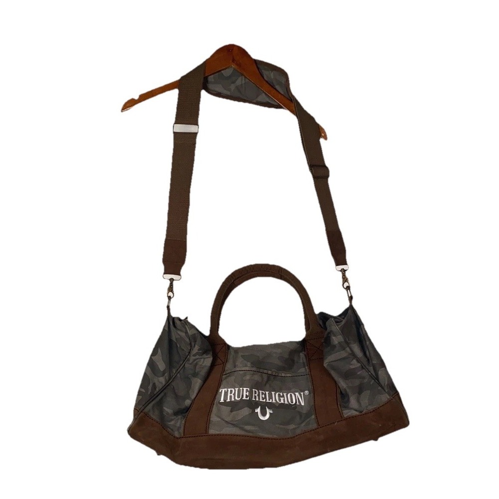True Religion Men's TR Duffle Bag in Camo